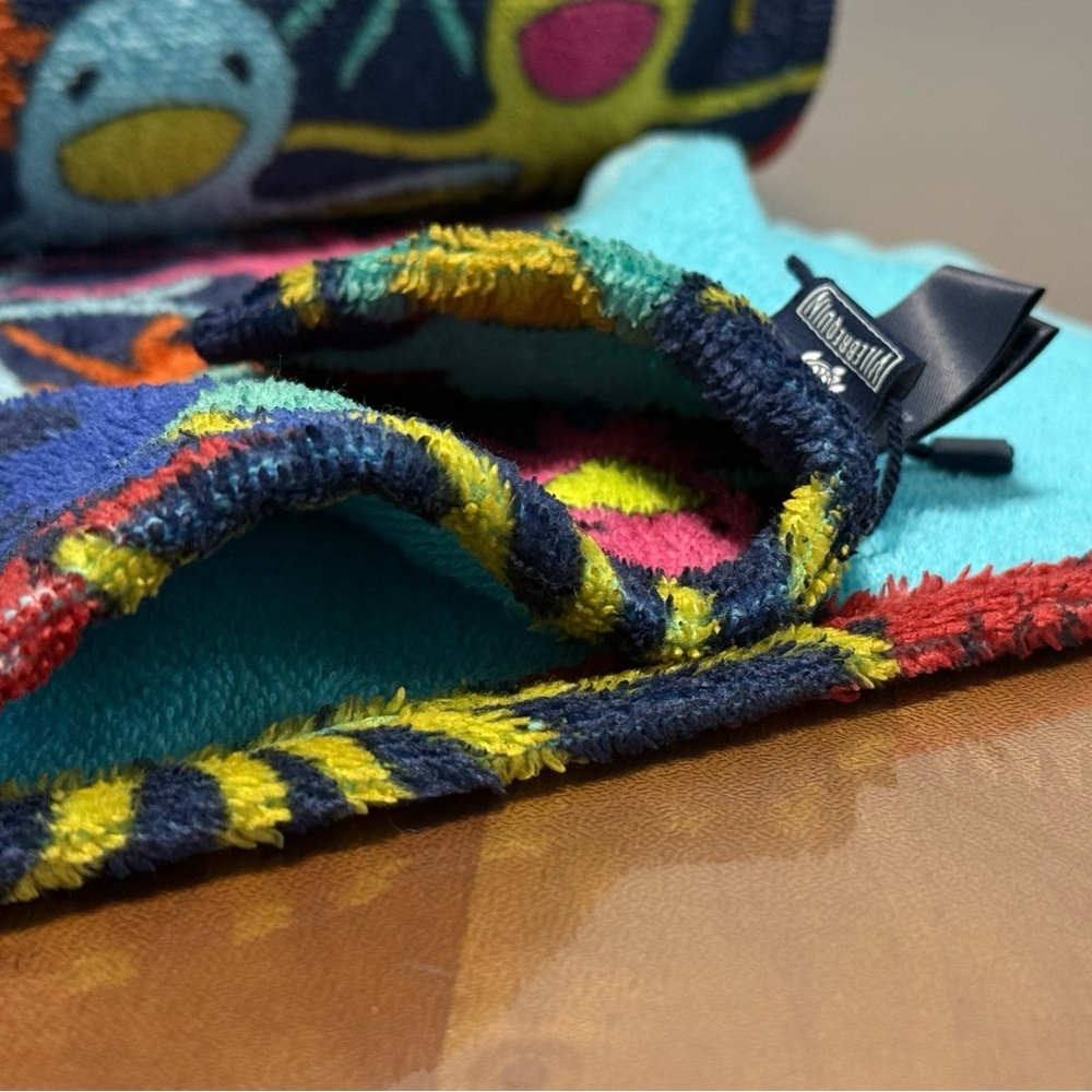 Vilebrequin Blue Marine Octopus Towel - Picture 4 of 7